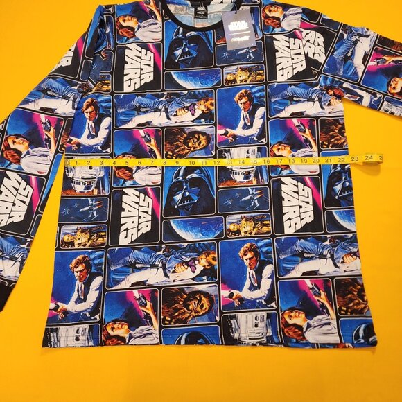 Cakeworthy Star Wars PJ's Set Blue Pajamas Size XL NEW - Picture 5 of 12